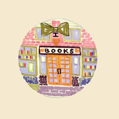 Plagát, Obraz - Whimsical Book Shop, Breanna Megan Studio, 40 × 40 cm