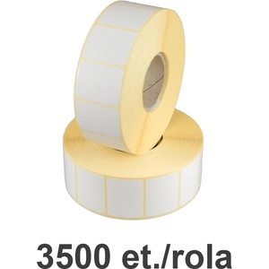ZINTA Ролка полугланцови етикети ZINTA 32x10мм, 3500 ет. /ролка (32X10X3500-SGP)