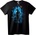 NOONEBRAND Тениска Гоку синя енергия - аниме - XS, Black