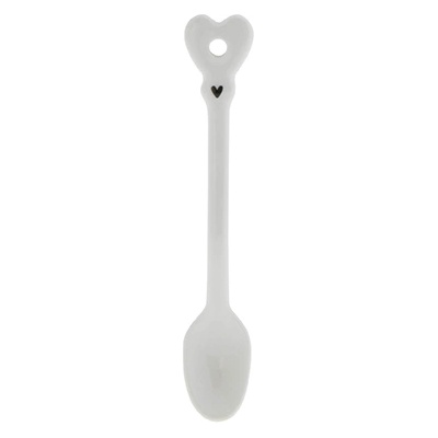 Bastion Collections Keramická lžička COFFEE bílá 14 cm LI-SPOON-004-WH