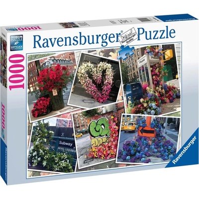 RAVENSBURGER Květiny v New Yorku 1000 dielov