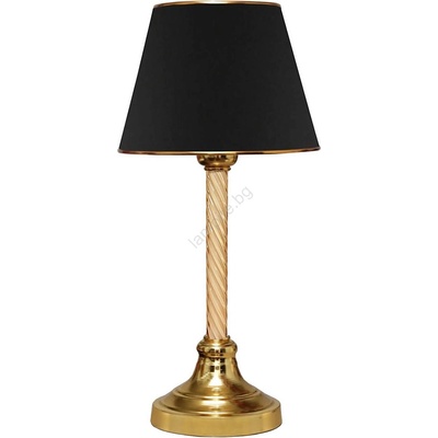ASIR GROUP Настолна лампа AYD 1xE27/40W/230V черна/златиста (AS2858)