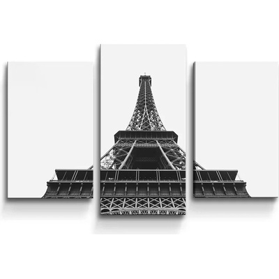 Sablio Obraz - 3-dílný Eiffel Tower 4 - 75x50 cm