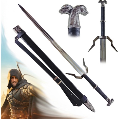 Chladné Zbraně WITCHER/Zaklínačský stříbrný "HERO OF KINGDOMS OF NORTH" – Zboží Mobilmania