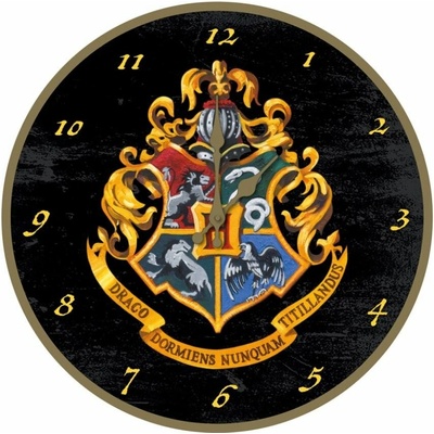 Harry Potter: Hogwarts crest - nástěnné hodiny