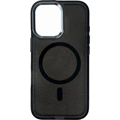 HQWear Glitter Case MagSafe Съвместим за iPhone 17 - черен (5907769380341)