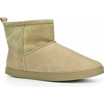 Groundies Cozy Boot Low Cappucino W zimné barefoot topánky