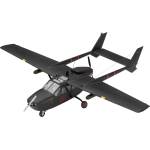 Revell Сглобяем модел Revell - Военен самолет, O-2A Skymaster, 171 части (R03819)