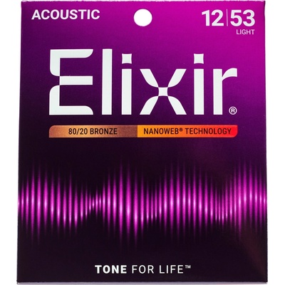 Elixir Nanoweb 80/20 Bronze Light