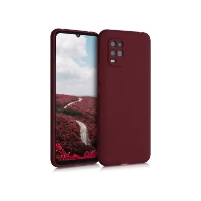 kwmobile Калъф за Xiaomi Mi 10 Lite (5G) - тъмночервен