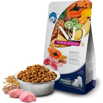 N&D Tropical Selection AG adult Medium & maxi Lamb 2 kg