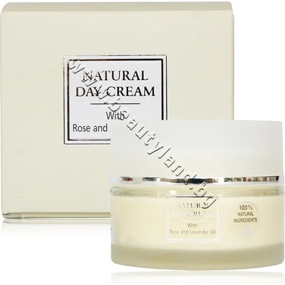 Дневен крем Nature Vie Natural Day Cream with Rose and Lavender Oil, p/n NV-01011 - Натурален дневен крем за лице с роза и лавандула (NV-01011 )