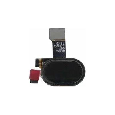Motorola Moto E4 XT1761 - Tlačidlo Domov + Senzor Odtlačku Prsta + Flex Kábel (Black), Black