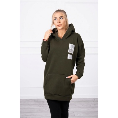Dámská mikina s kapucňou MI9147 khaki