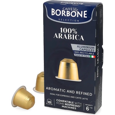 Caffé Borbone 100% Arabica kapsle do Nespresso 10 ks