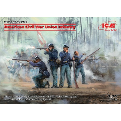 ICM American Civil War Union Infantry 1:35