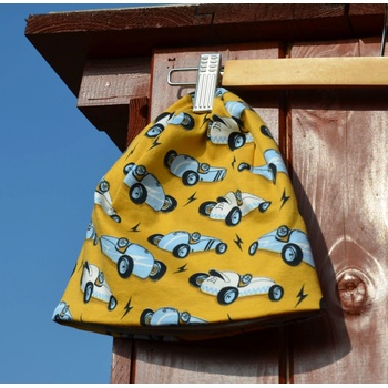 dětská čepice Doble Závodničky/šedá