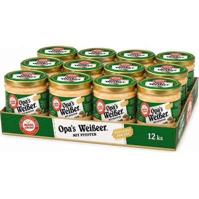 Mehlig & Heller Opa's Weißer vepřová masová specialita s pepřem ve skle 12 x 200 g