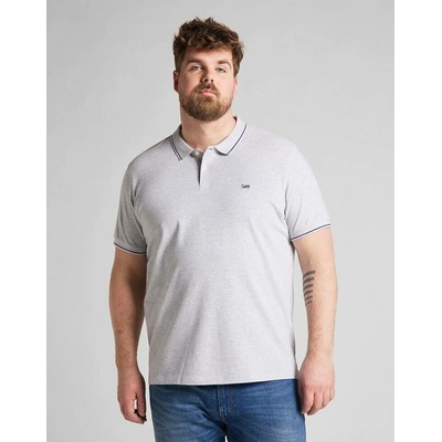 Lee pánské triko Pique polo L61ARL03 Sharp Grey Mele