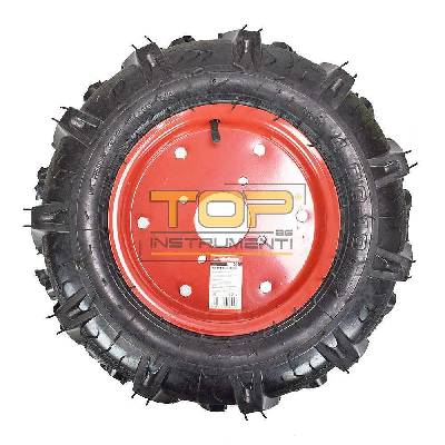 К-т Външна и Вътрешна Гума с Джанта 4x10, Elefant, за мотофреза / мотоблок (UNI-08691)