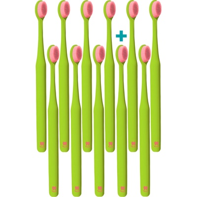 Nanosmile Zubní kartáček ProCare Olive Ultrajemný 8+3 ks