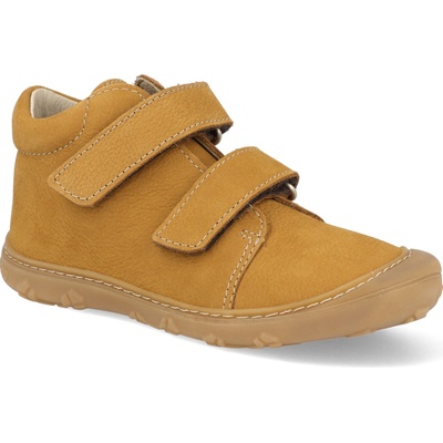 Ricosta Barefoot dětské kotníkové boty Pepino Chrisy M mustard hnědé