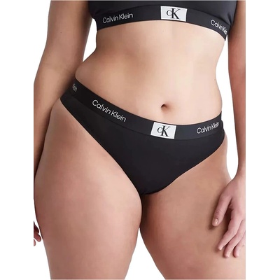 Calvin Klein Dámské Spodní prádlo Kalhotky Tanga 1996 CK QF7227 černá