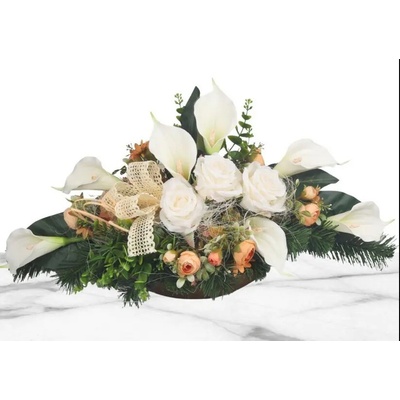 Ikebana 4561 s kalami a mašľou