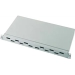 3M Оптичен панел 3M SPP3-E-1CD, 12 порта/ 24 влакна, 1U, сив, SC Duplex (DE010016538)