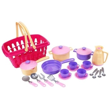 Mikro Кухненски комплект с кошница с 25 бр. съдове