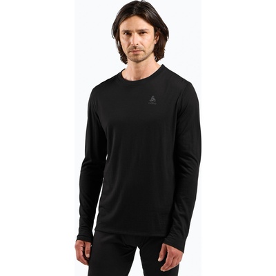 ODLO Мъжка термоактивна блуза с дълъг ръкав ODLO Merino 160 Bl Top Crew Neck black