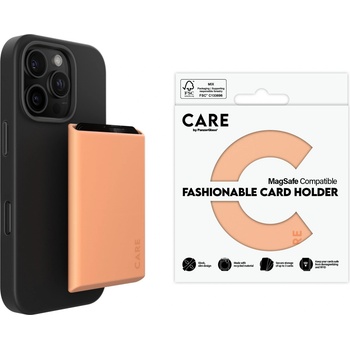 CARE by PanzerGlass® Картодържател CARE by PanzerGlass , Fashionable Card Holder Apple iPhone, MagSafe - Peachy