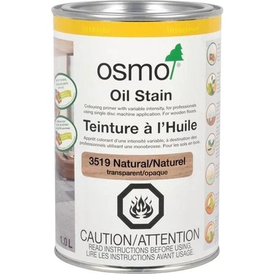 Osmo Oil Stain 3519 Натурално - масло за подове и мебели 1л (2746)