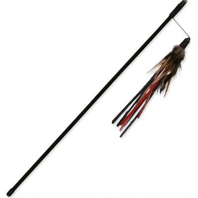 Trixie Udice s koženým střapcem a peřím 50 cm