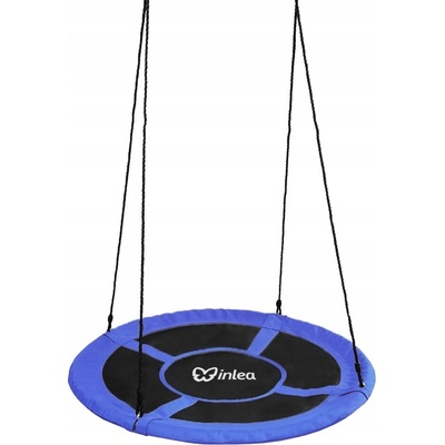 INLEA Závesný hojdací kruh 110 cm modrý