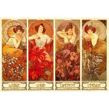 D-Toys Mucha The precious stones 1000 dielov