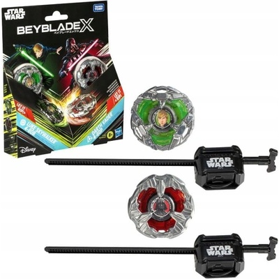 Beyblade X Dual Pack Luke Skywalker 4-80B vs Darth Vader 4-60B