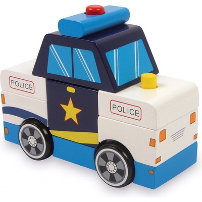 Small Foot Dřevěné policejní auto 1 ks