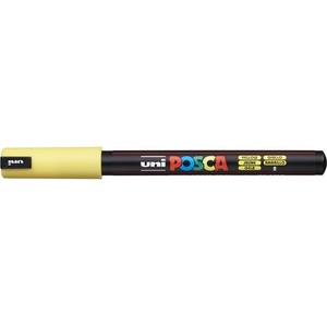uni Декоративен маркер, 0, 7 мм, UNI "Posca PC-1MR", жълт 289751000 (289751000)