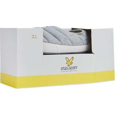 Lyle and Scott Пантофи Lyle and Scott Men's Moccasin Slippers - Grey Marl
