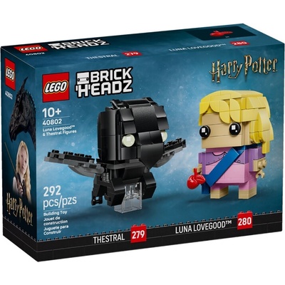LEGO® BRICKHEADZ 40802 Harry Potter Figurky: Lenka Láskorádová a testrál