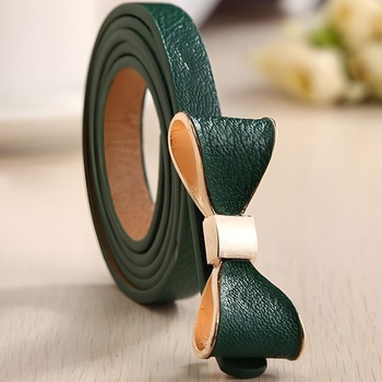 HARAHU Дамски колан панделка - Зелен kp4352 (4352)