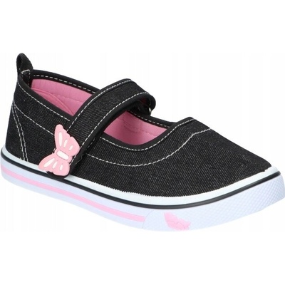 American Club detské tenisky balerínky ten146 kožená vložka suchý zips b