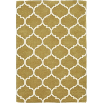 Asiatic Carpets Ръчно изработен вълнен килим в цвят жълта охра 200x290 cm Albany - Asiatic Carpets (ALBA200290OCHR)
