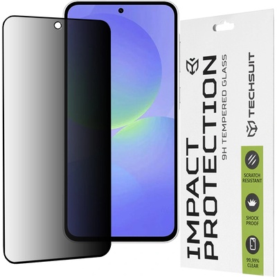 Techsuit Протектор за Samsung Galaxy A36 5G / A56 5G - 111D Privacy Full Glue - Черен