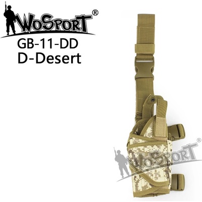 Wosport univerzálne stehenné Tornado pre pravákov digital desert