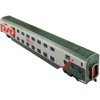 Умная Бумага Двуетажен вагон, м: 1/87 - макет от картон (419)