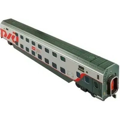 Умная Бумага Двуетажен вагон, м: 1/87 - макет от картон (419)