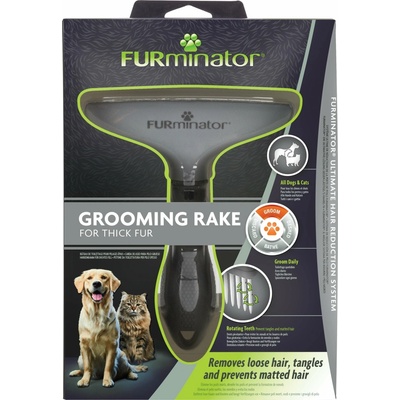 Furminator Grooming Rake hrebeň na dlhú srsť 12 cm