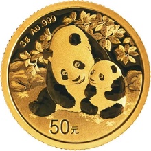 China Mint Zlatá minca Panda 3 g